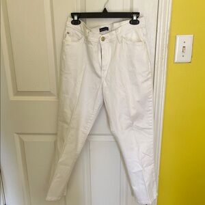 Lee Women's White Ankle Jeans